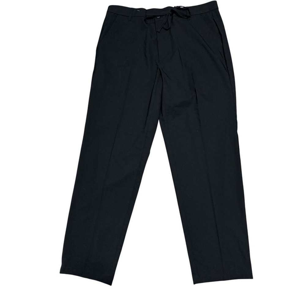 Men's Black Dress Pants - Classic Straight Fit